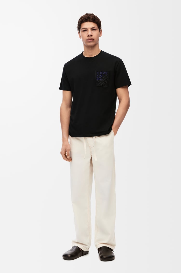 LOEWE Relaxed fit T-shirt in cotton Black