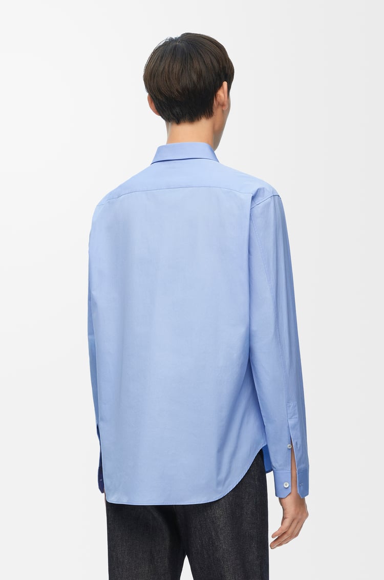 LOEWE Shirt in cotton Light Blue