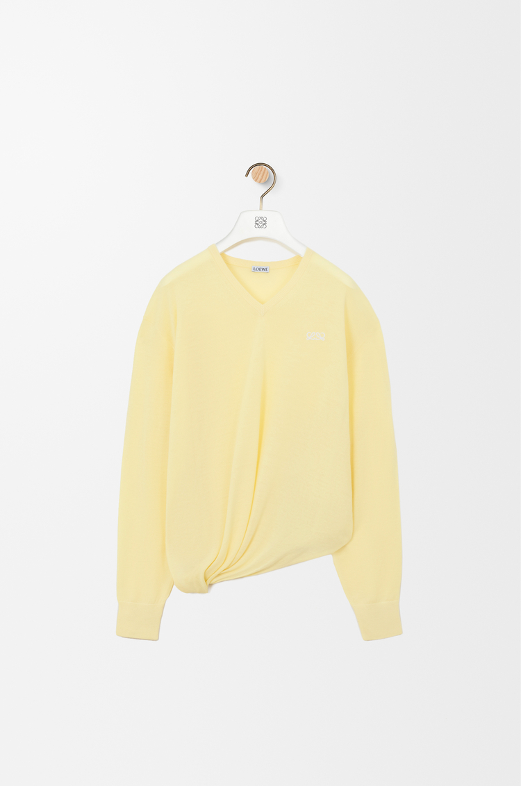 LOEWE Sweater in wool Light Yellow