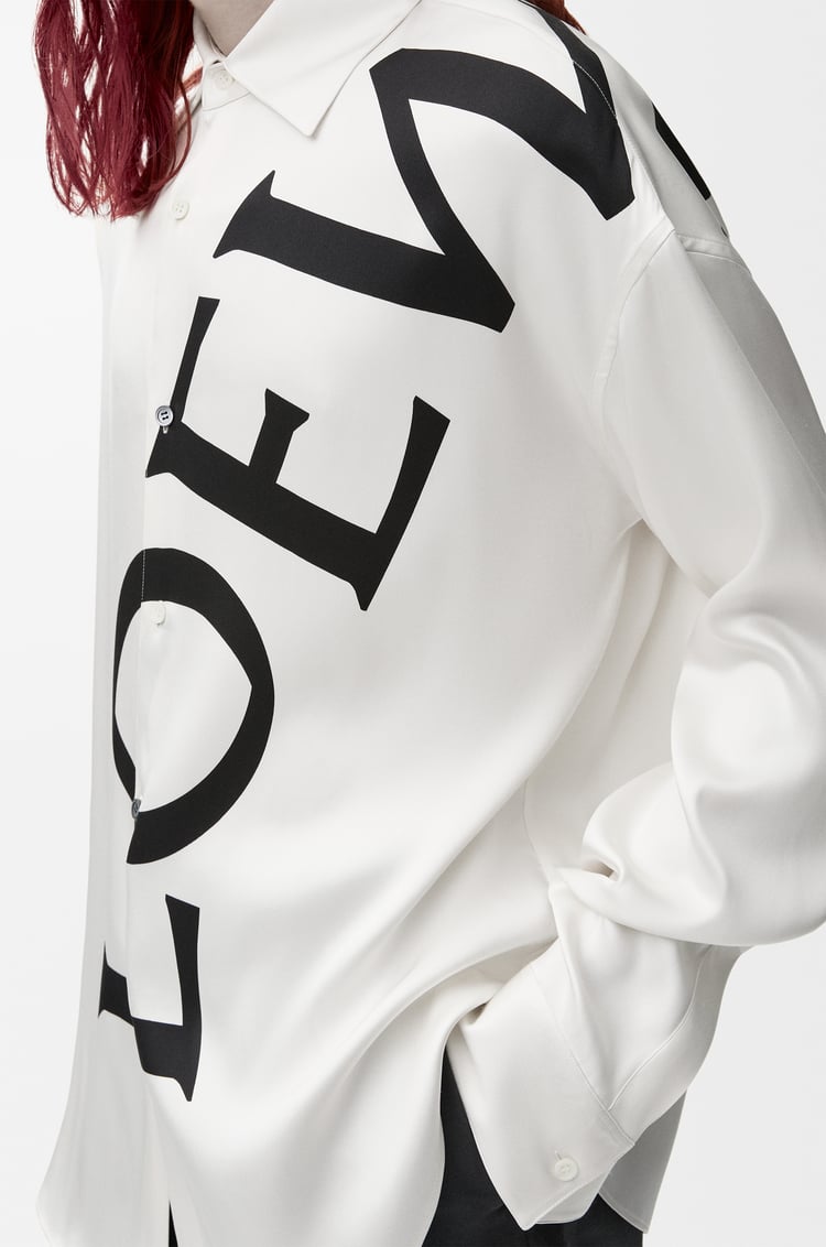 LOEWE Shirt in silk White