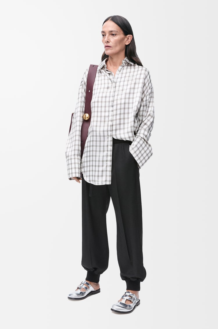 LOEWE Trousers in wool Black