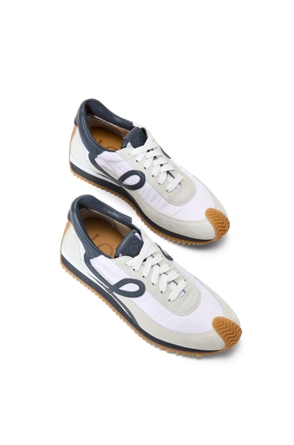 LOEWE Flow Runner in nylon and suede 無菸煤藍/白 plp_rd