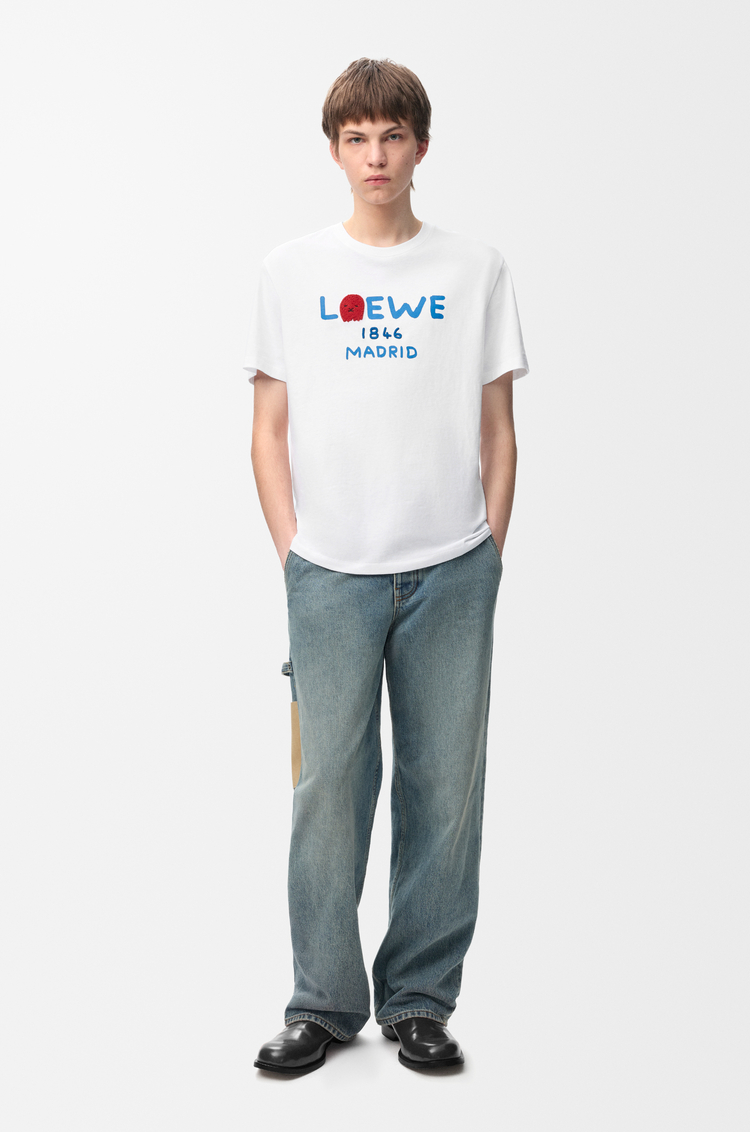 LOEWE リラックスフィット Tシャツ（コットン） ホワイト