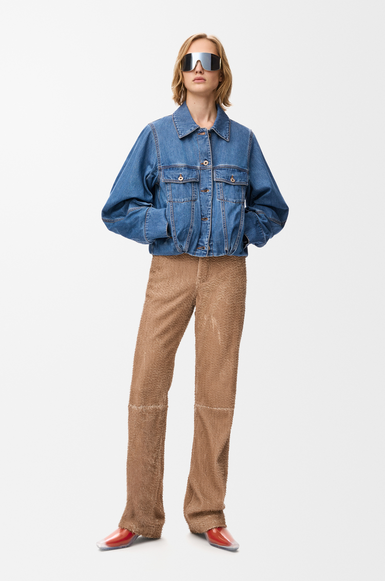 LOEWE Jacket in denim Light Blue