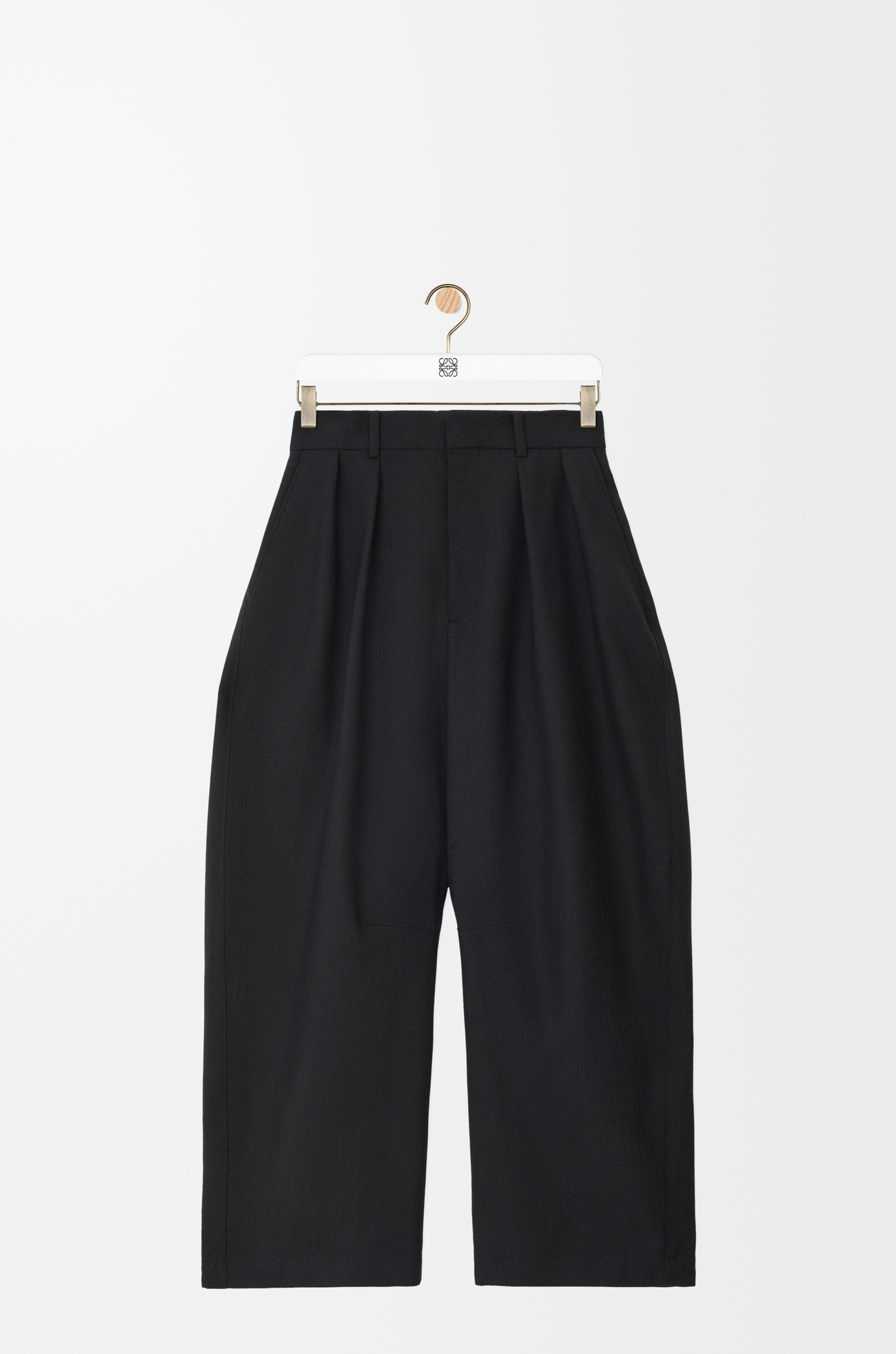LOEWE Barrel trousers in wool Black