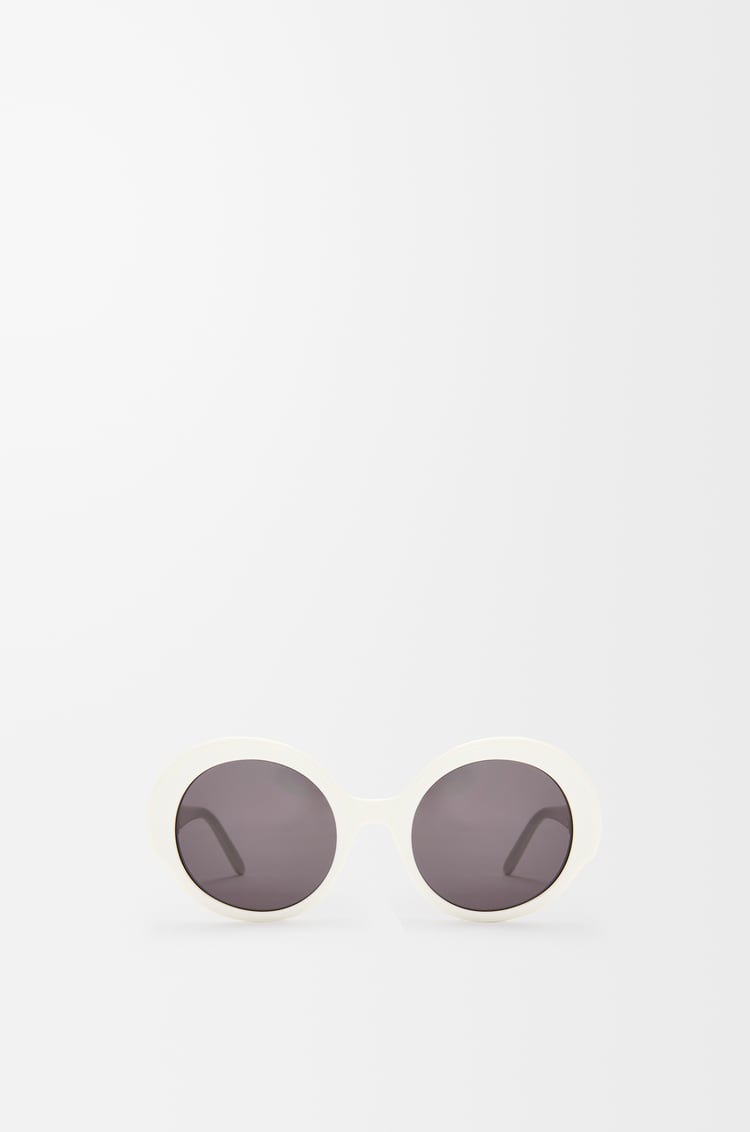 LOEWE Round Slim sunglasses White/Ivory