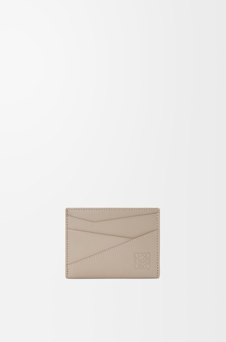 LOEWE 经典牛皮革 Puzzle 扁平卡包 麻灰色