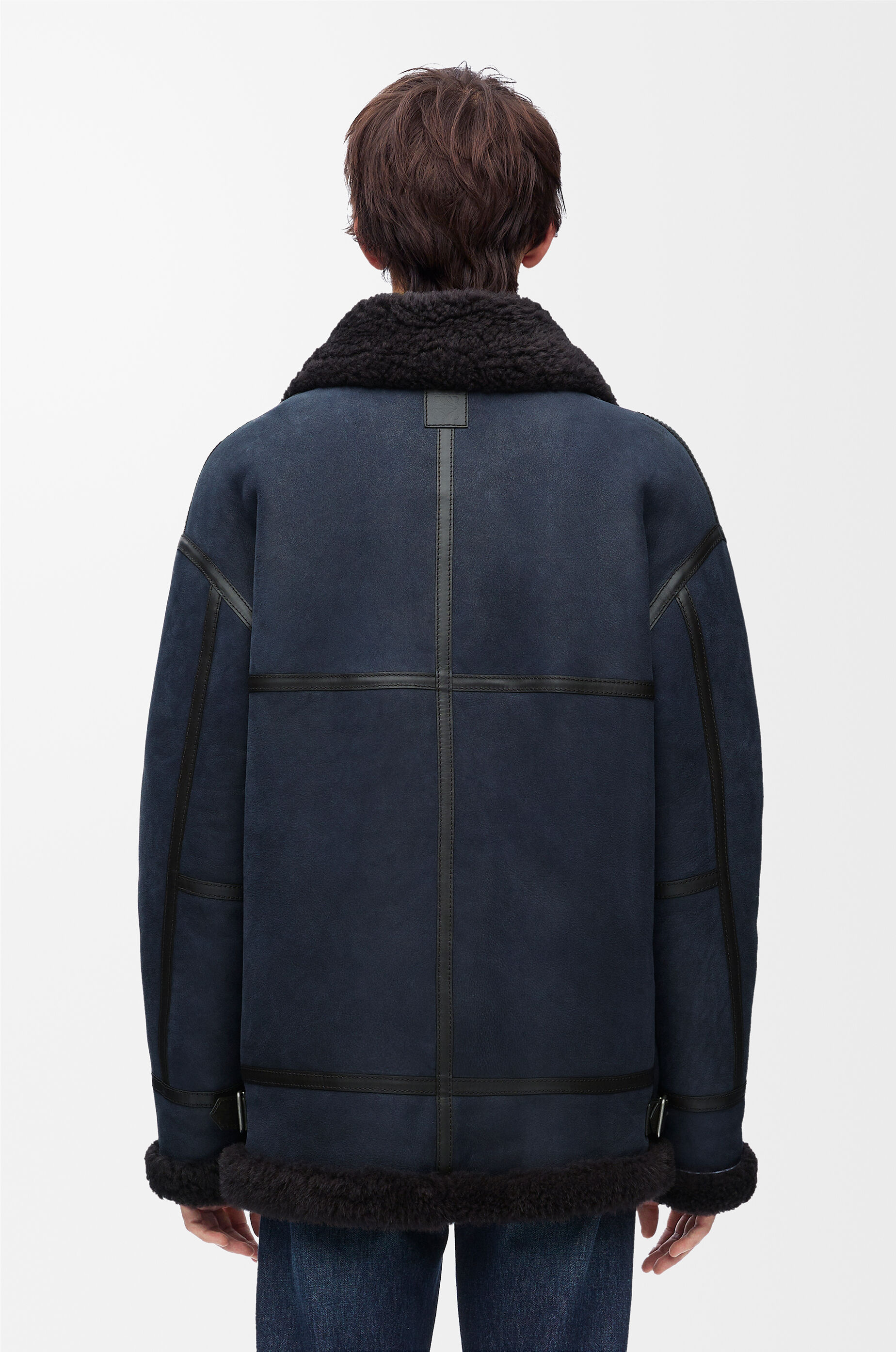 Aviator jacket in shearling Brown - LOEWE