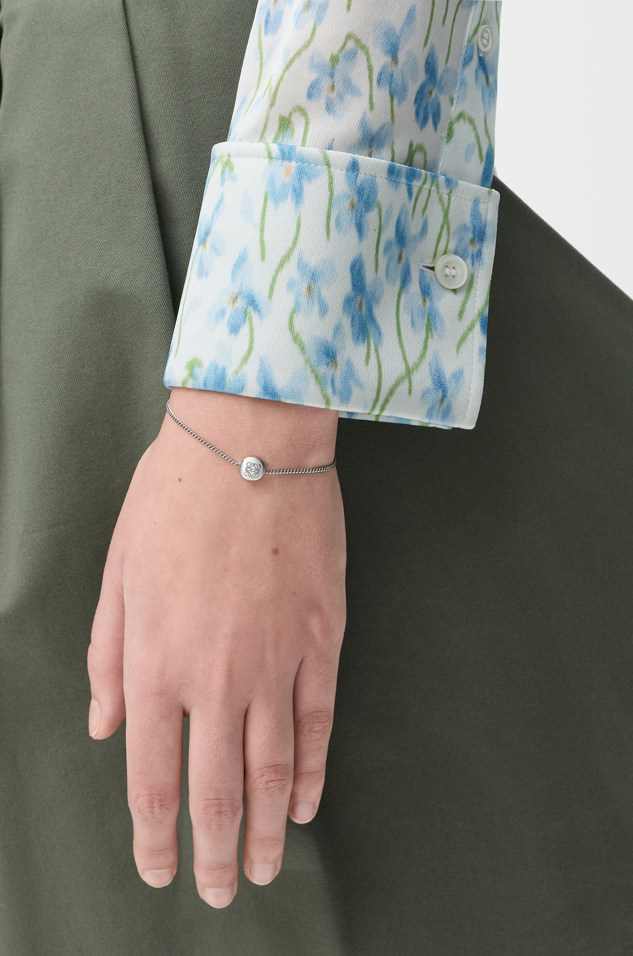 LOEWE Pebble bracelet in sterling silver Silver