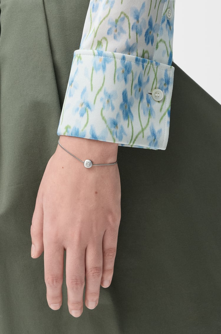 LOEWE ぺブル ブレスレット（スターリングシルバー） シルバー