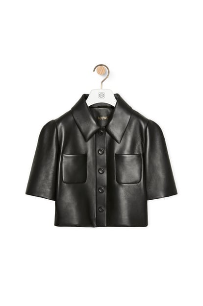 LOEWE Reproportioned jacket in nappa lambskin Black