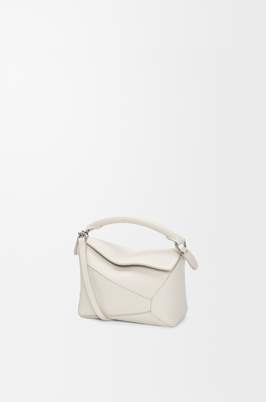 Mini Puzzle Edge bag in soft grained calfskin