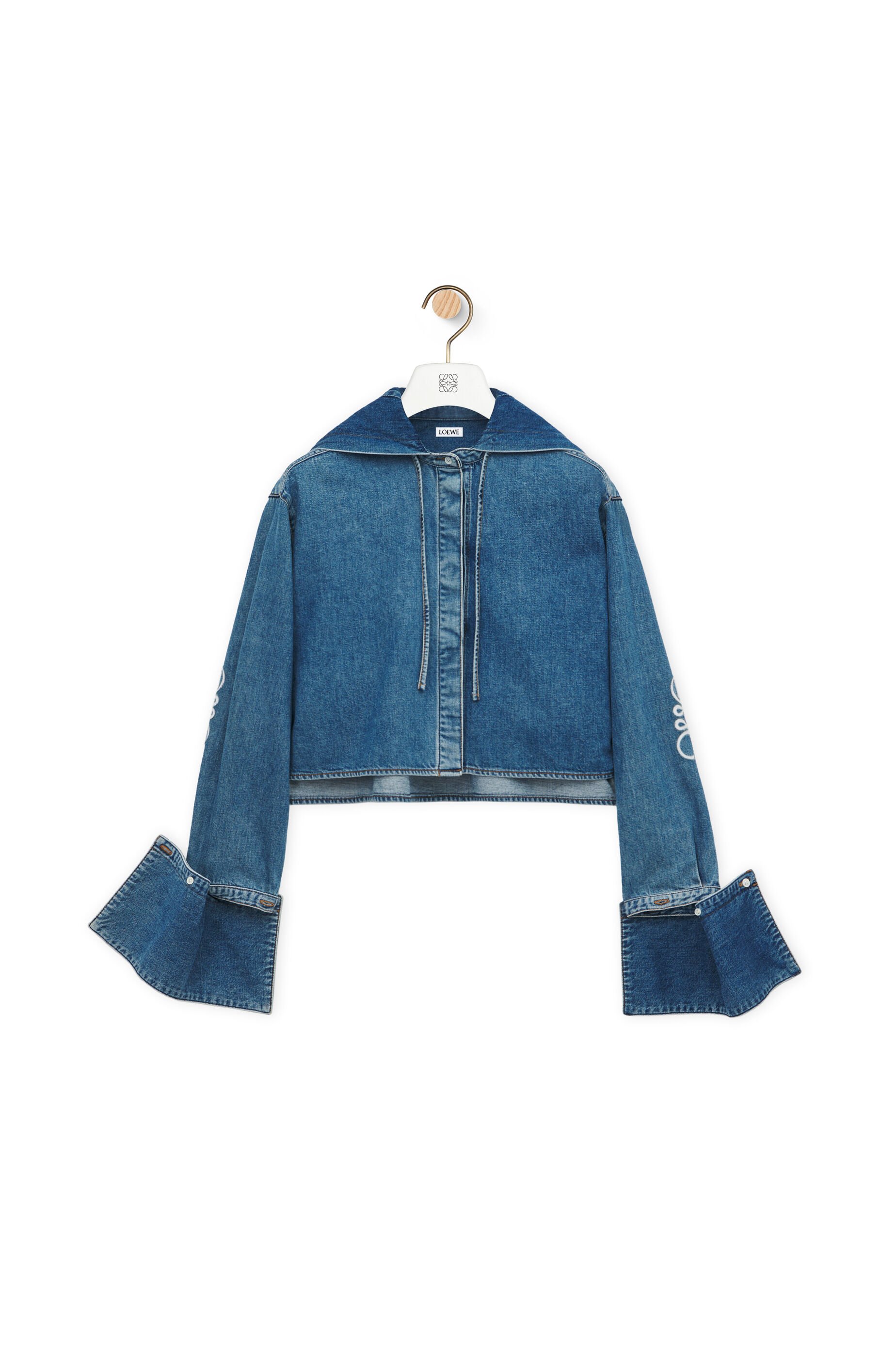 Denim Jacket Designer Denim pants and skirts for women Loewe