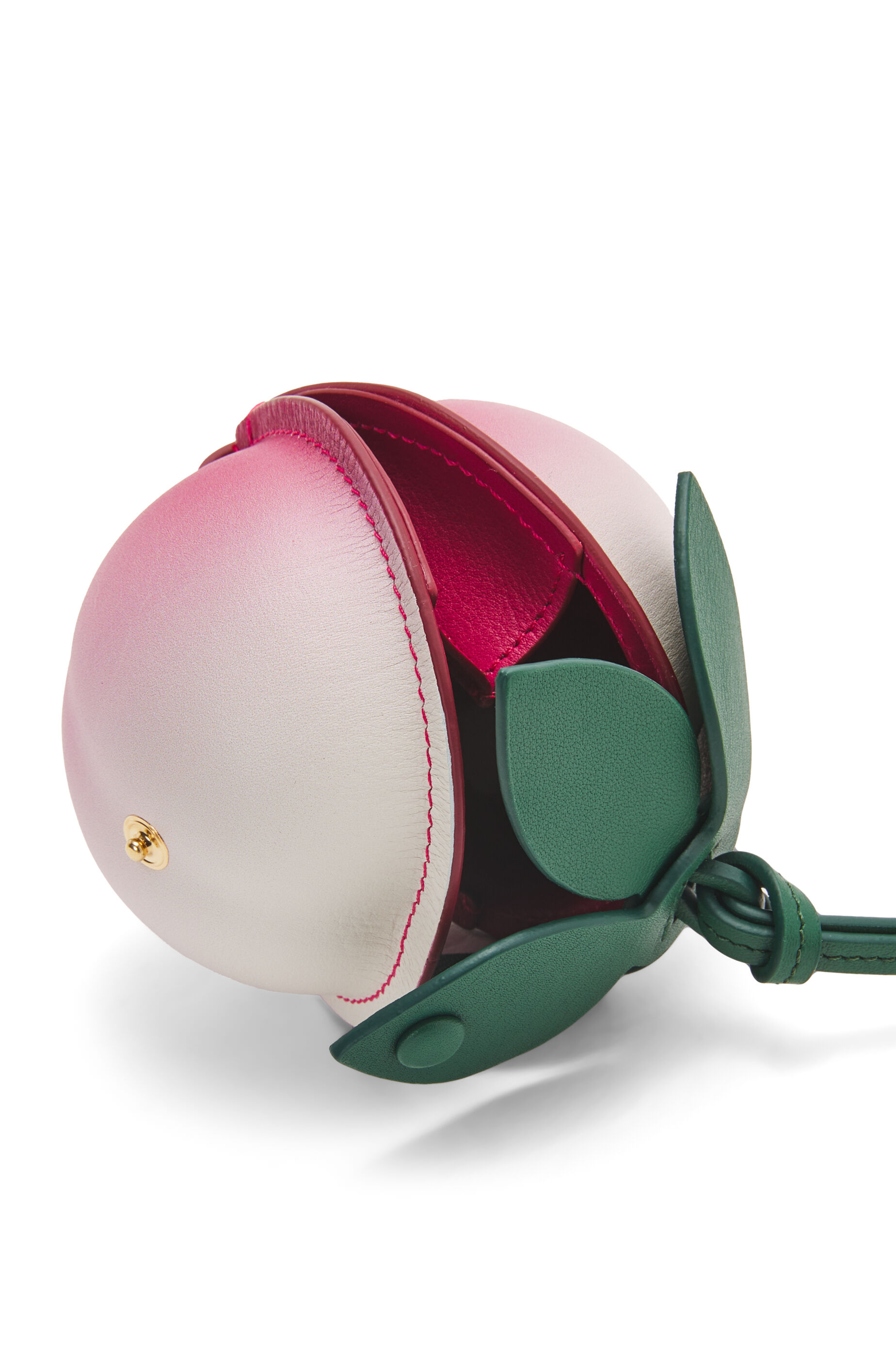 Peach pouch in classic calfskin Peach Bloom - LOEWE