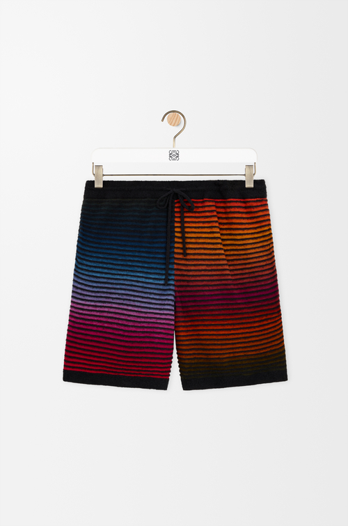 LOEWE Shorts in cotton blend Multicolor/Black