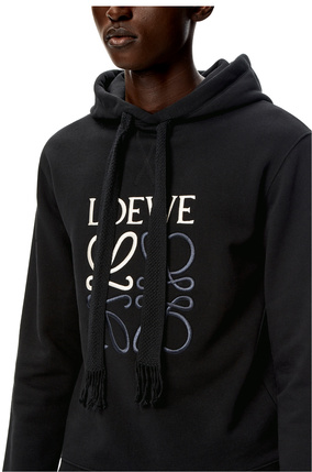 LOEWE Anagram hoodie in cotton Black plp_rd