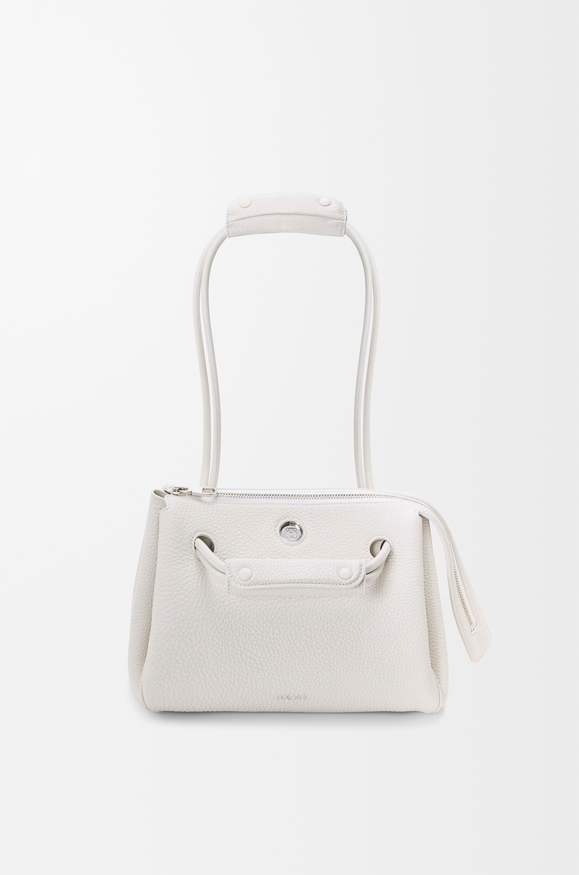マドリードバッグ スモール（サプルグレインカーフ） ホワイト - LOEWE