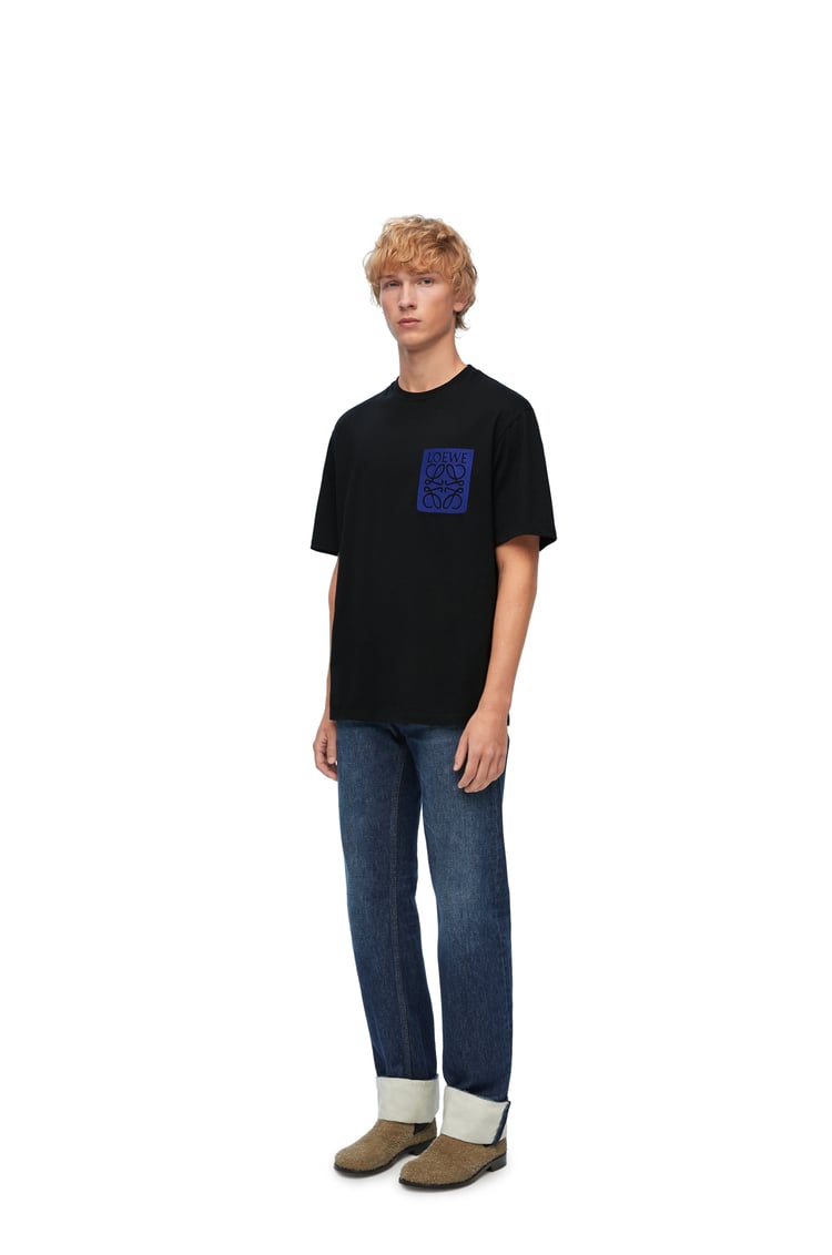 LOEWE Relaxed fit T-shirt in cotton Black