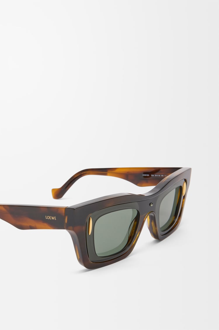 LOEWE Gafas de sol Cinema de doble capa Marrón Habano