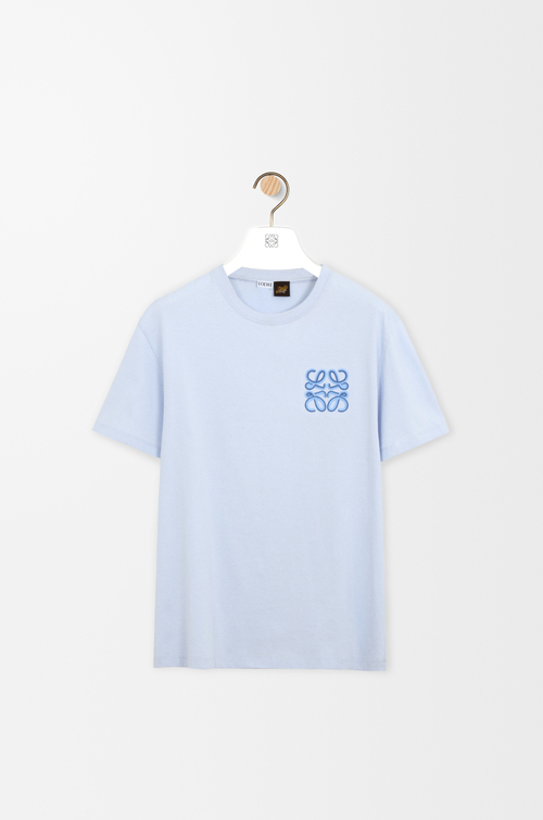 LOEWE Relaxed fit T-shirt in cotton Light Blue