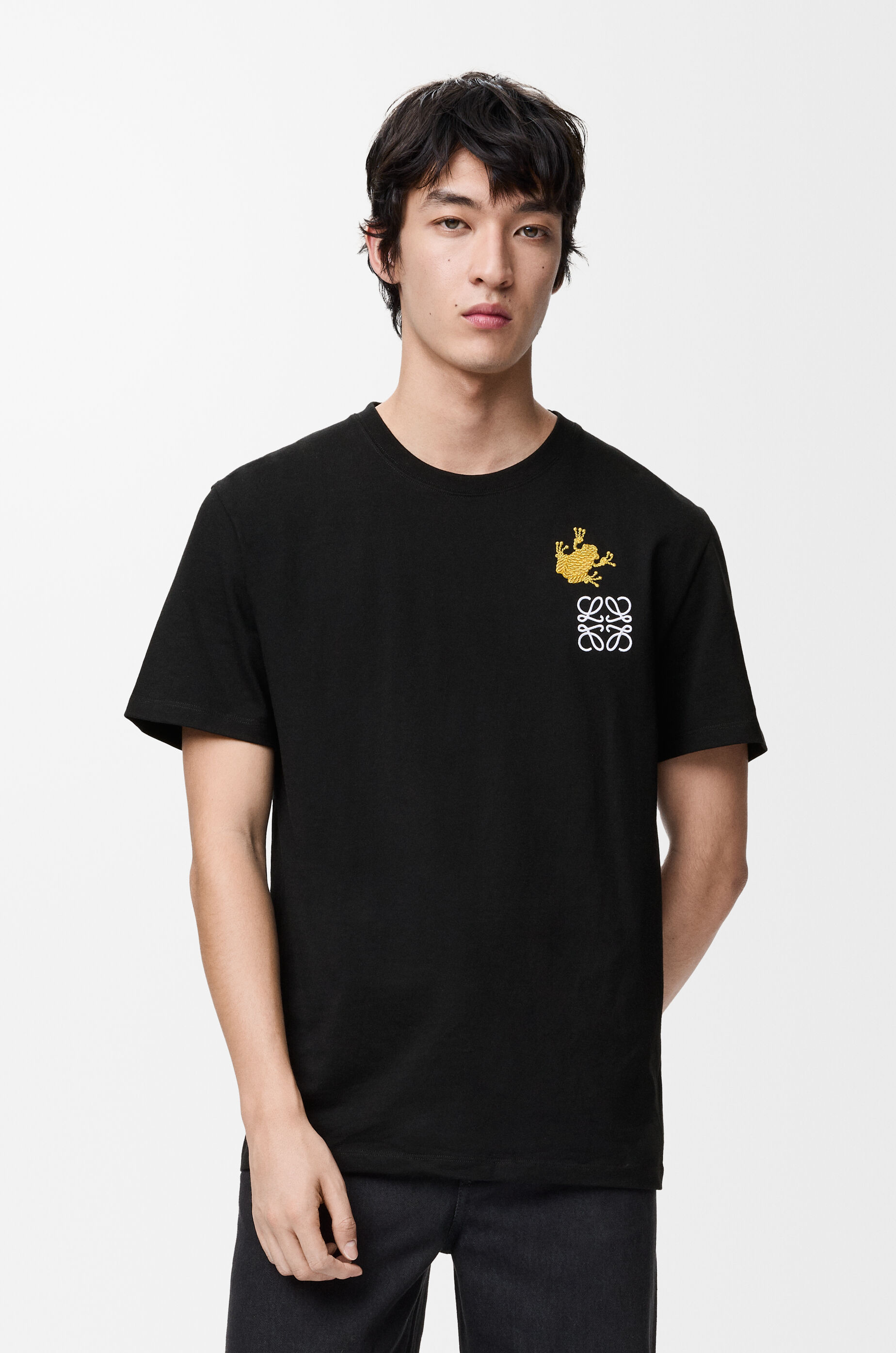 リラックスフィット Tシャツ（コットン） ブラック - LOEWE