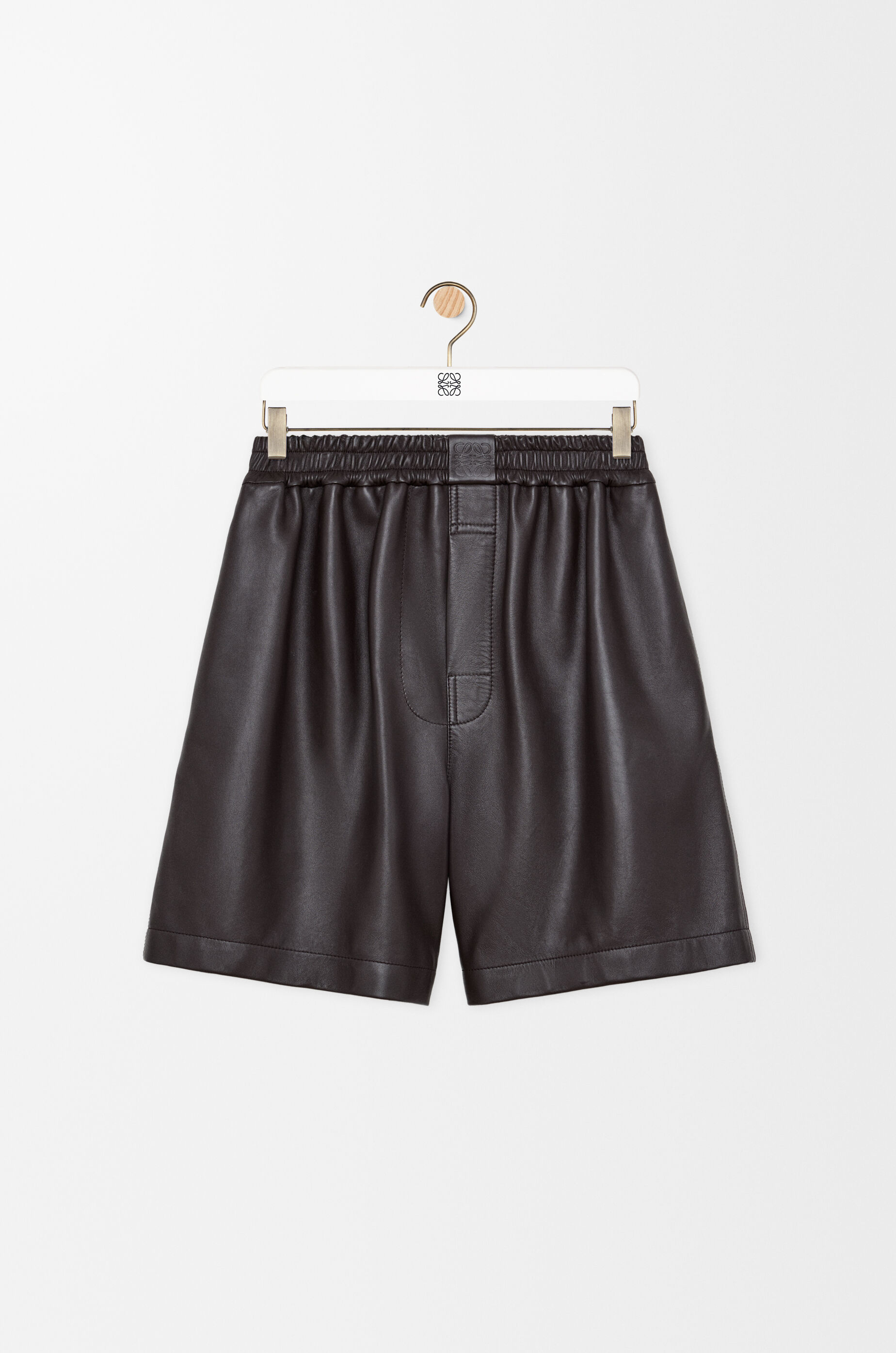 Shorts in nappa lambskin Brown - LOEWE USA Official Website