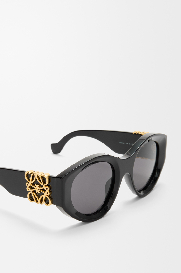 LOEWE Occhiali da sole a farfalla Anagram maxi Nero