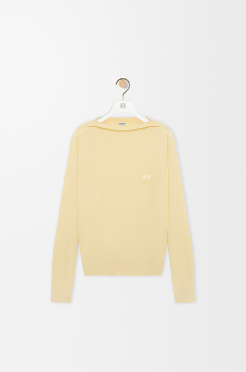 LOEWE Jersey en lana merina Amarillo Claro