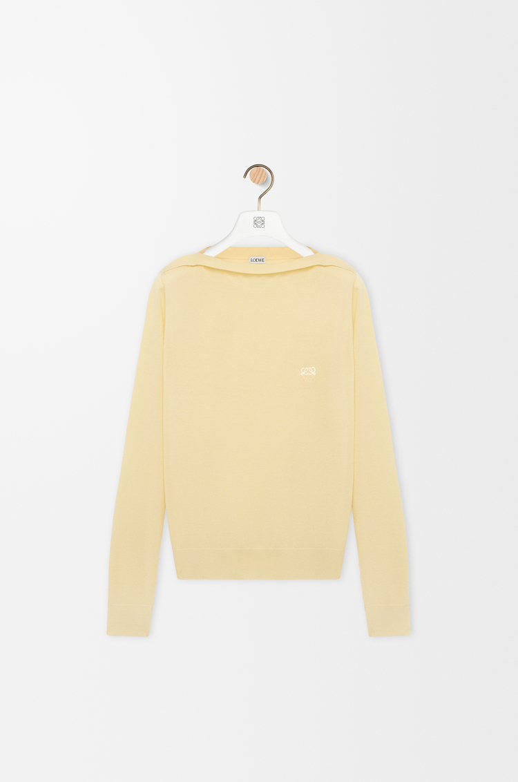 LOEWE Jersey en lana merina Amarillo Claro