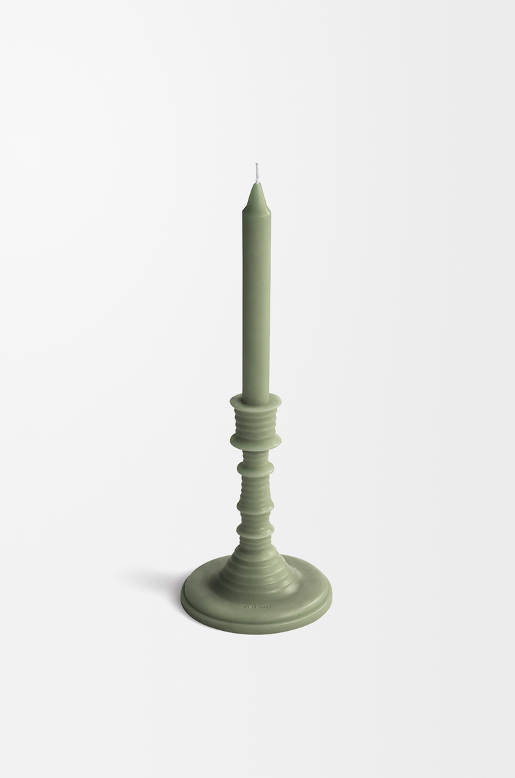 LOEWE Scent of Marihuana wax candleholder Dark Green
