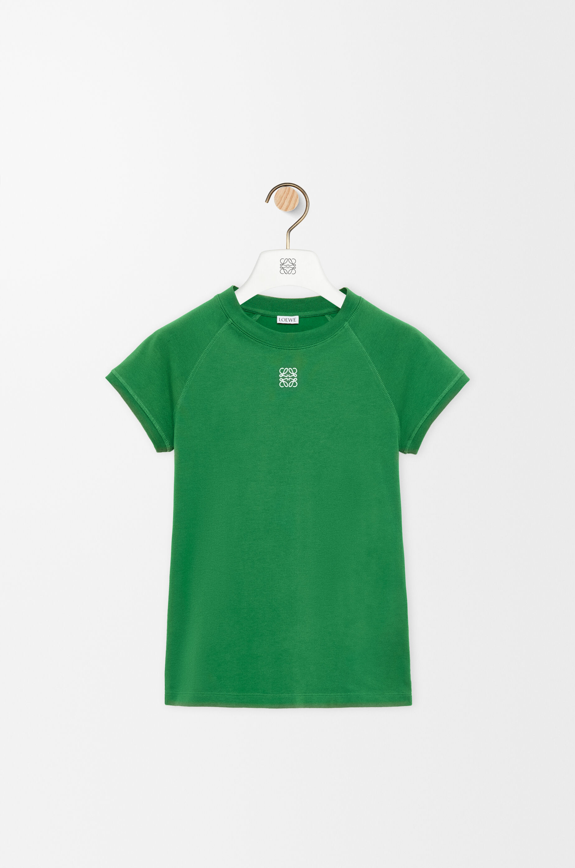 スモールフィット Tシャツ（コットンブレンド） グリーン - ロエベ