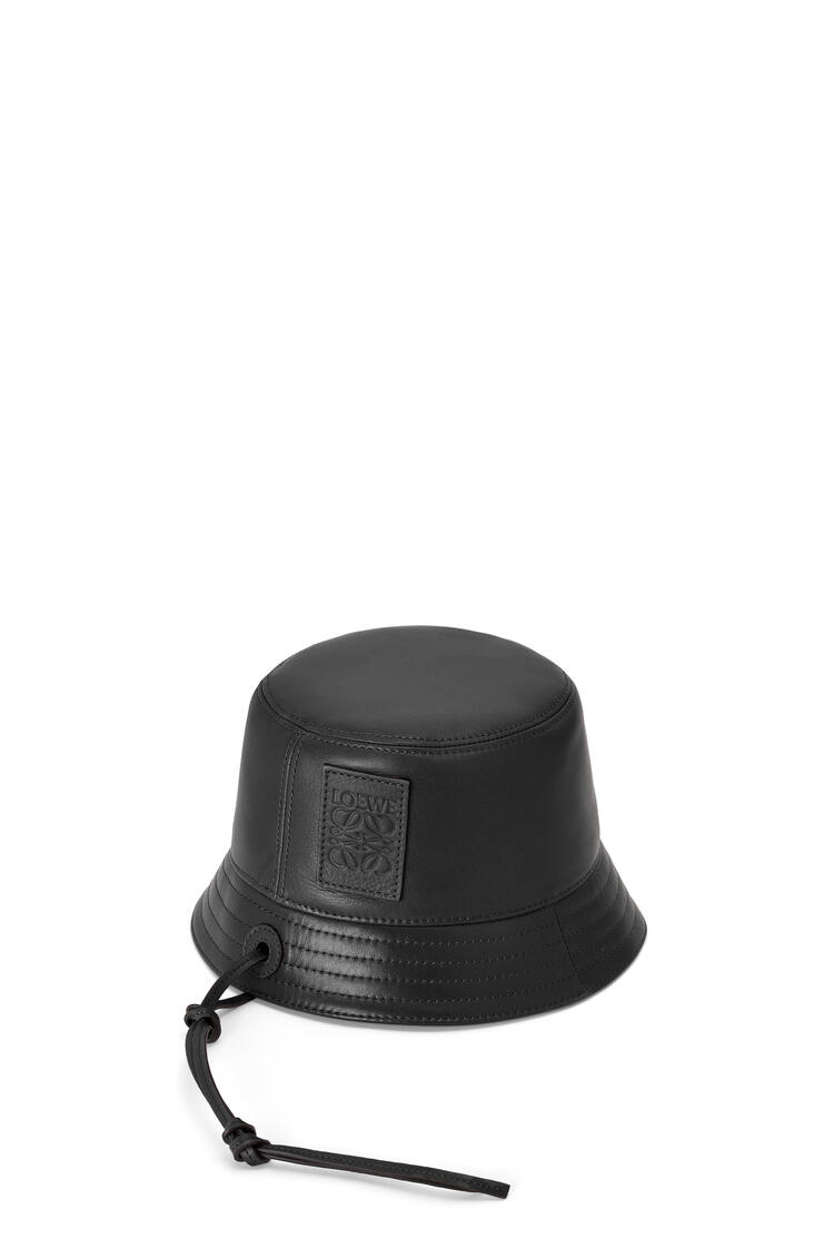 LOEWE Sombrero de pescador en piel napa de ternera Negro pdp_rd