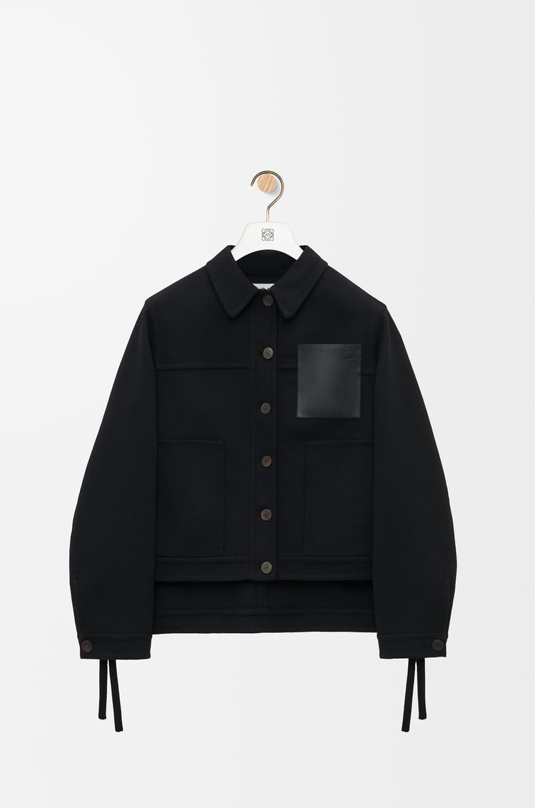 LOEWE Workwear jacket in wool and cashmere Black