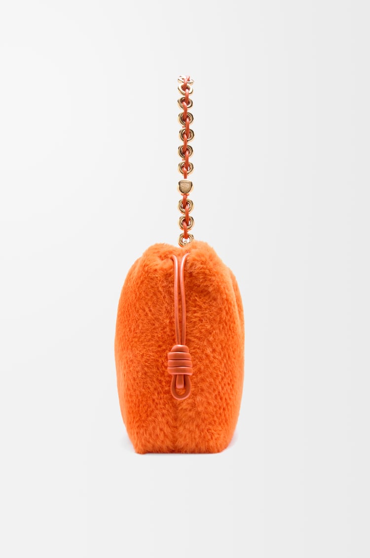 LOEWE 大号针织 Flamenco Purse 手袋 活力橙
