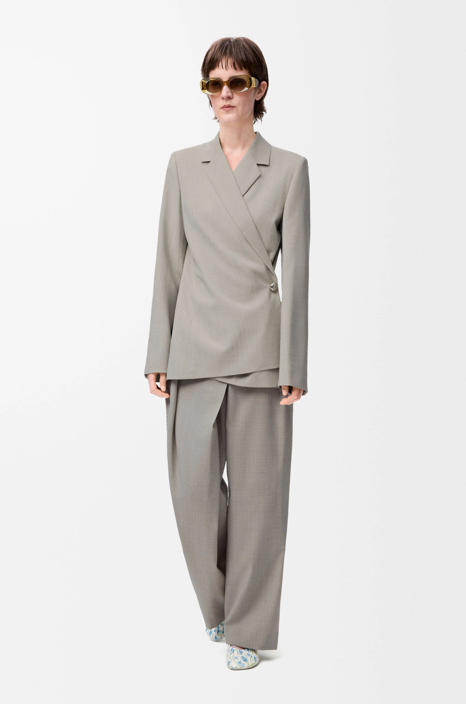 若者の大愛商品 Jacket LOEWE - Beige wool in 水着・ラッシュガード