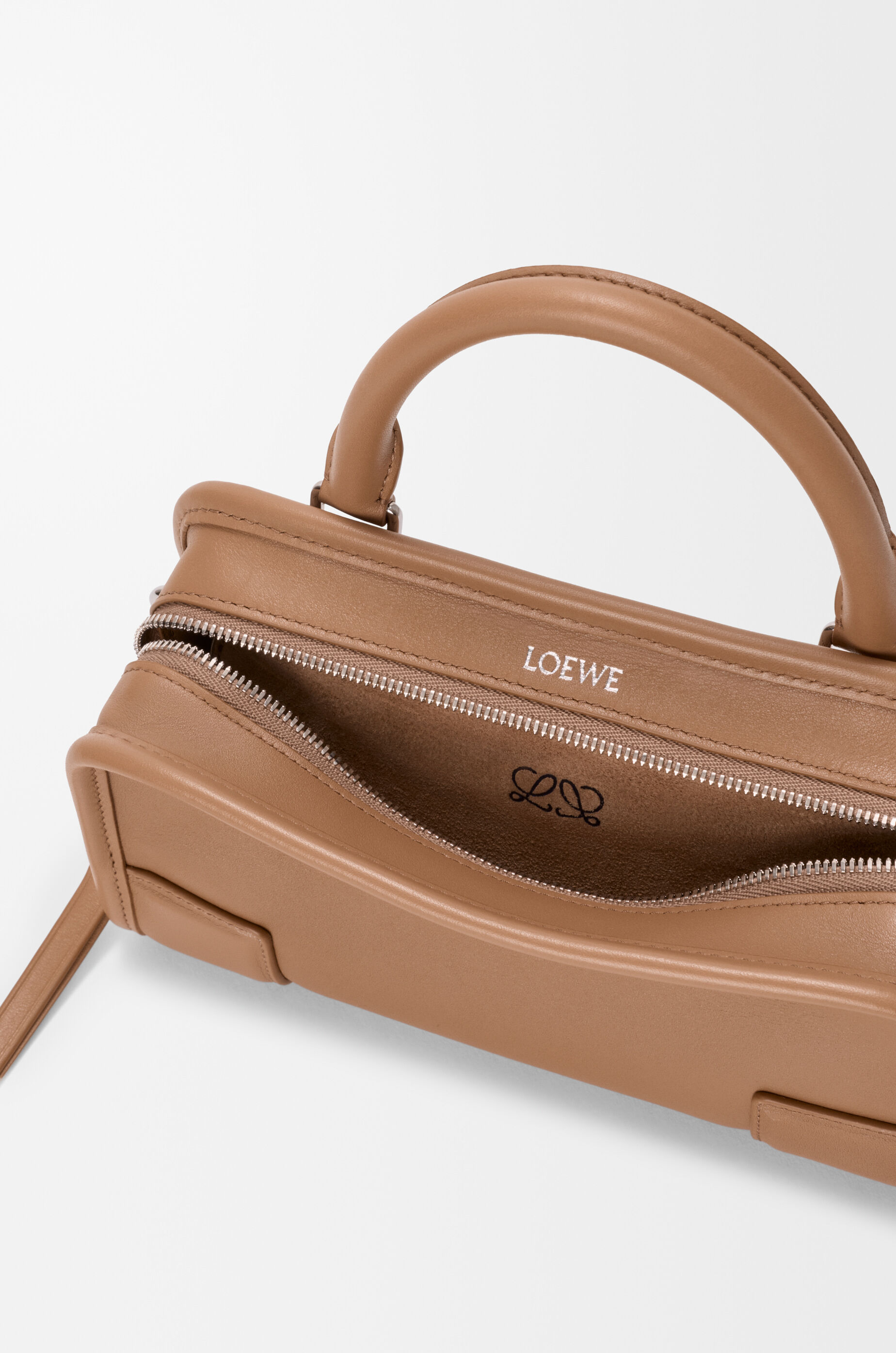 Mini Amazona 180 bag in soft calfskin Brown - LOEWE APAC official