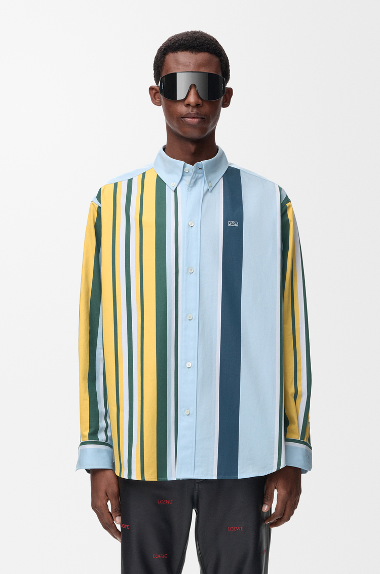 LOEWE Shirt in cotton Yellow/Multicolor