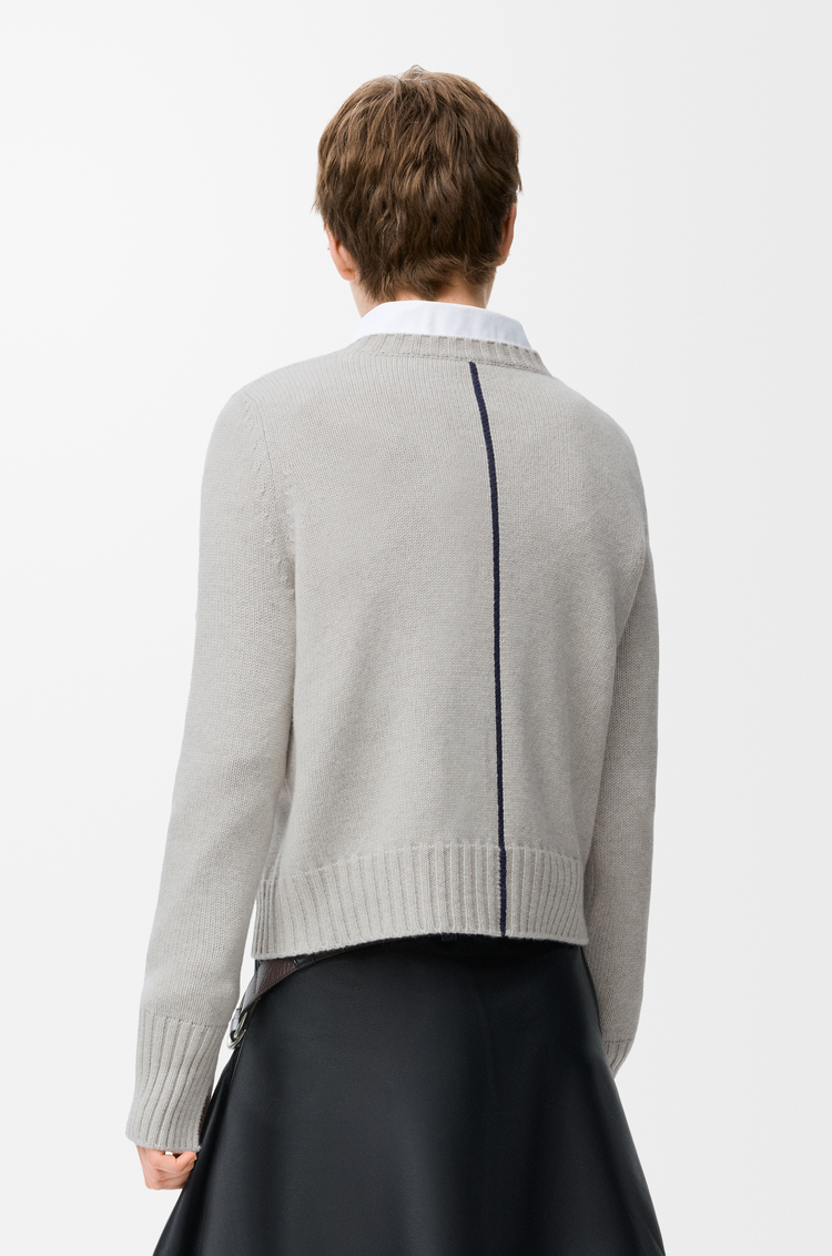 LOEWE Jersey en cashmere Azul Claro/Multicolor