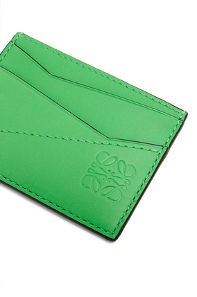 LOEWE Puzzle stitches plain cardholder in smooth calfskin Apple Green plp_rd