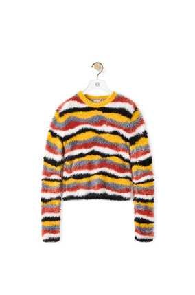 LOEWE Multicolour stripe sweater Brown Multitone plp_rd
