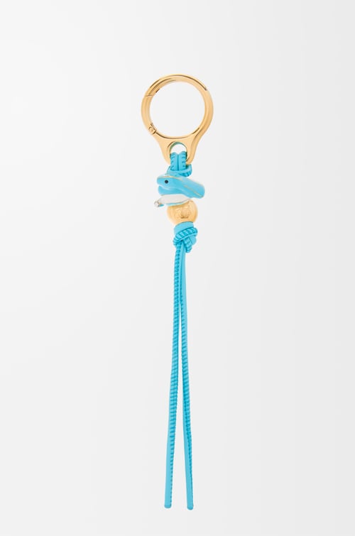 LOEWE スネーク チャーム（カーフ） スカイブルー