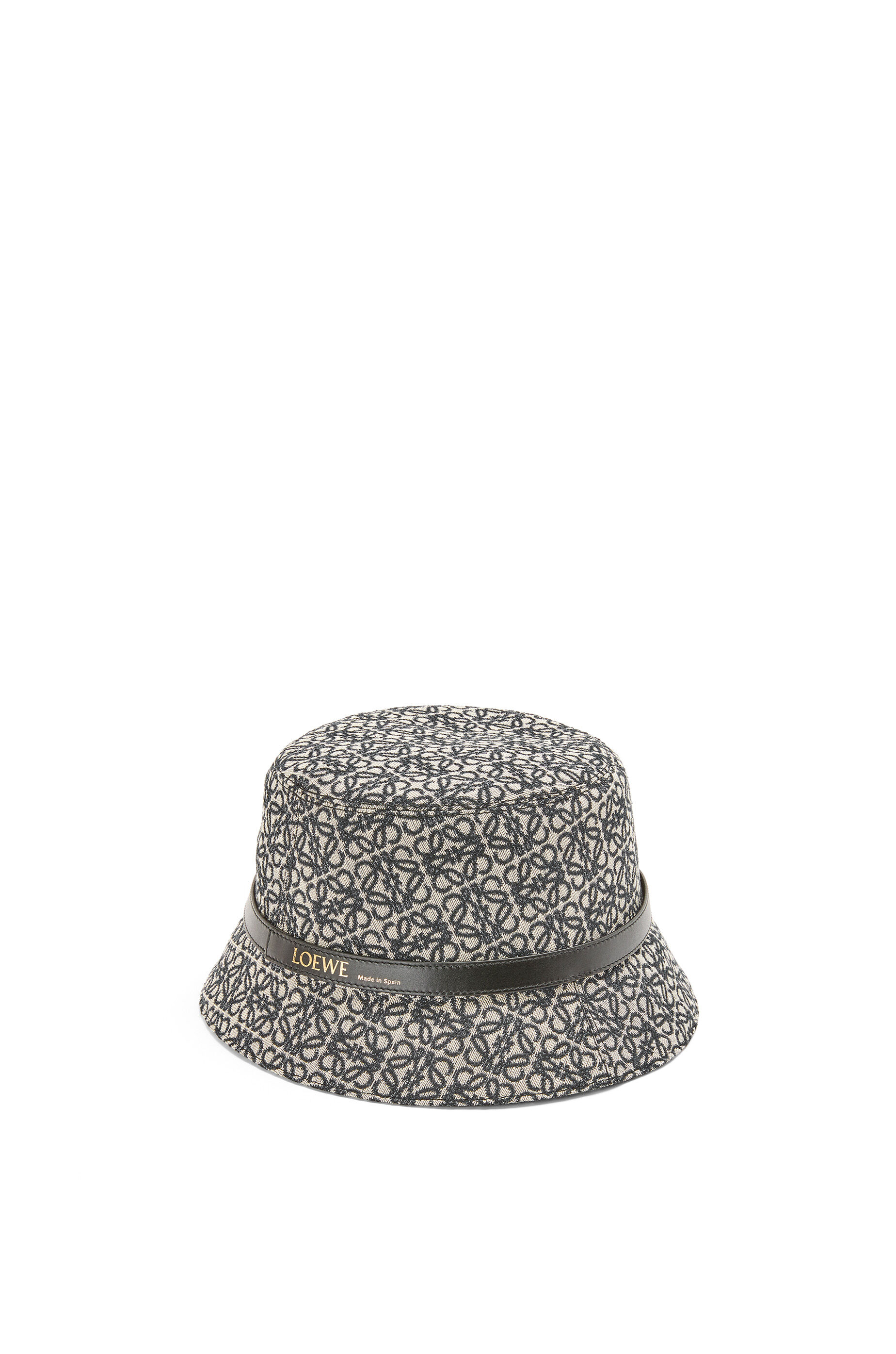 アナグラム バケットハット（ジャカード&カーフ） ブルー - LOEWE