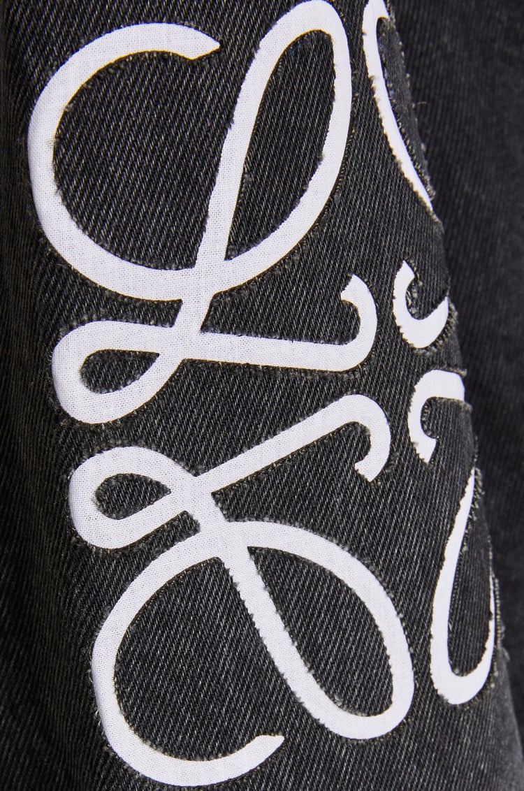 LOEWE Anagram jacket in denim Black
