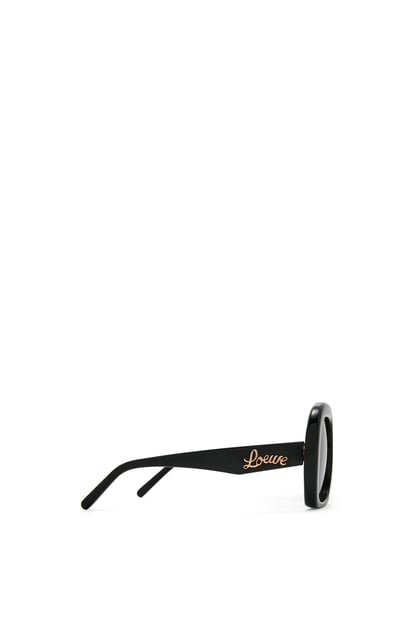 LOEWE Gafas de sol cuadradas en acetato Negro plp_rd