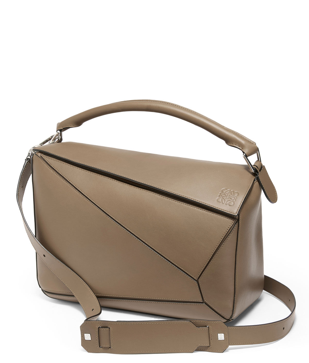Puzzle Large Bag Dark Taupe LOEWE