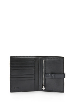 LOEWE Medium vertical wallet in grained calfskin Black plp_rd