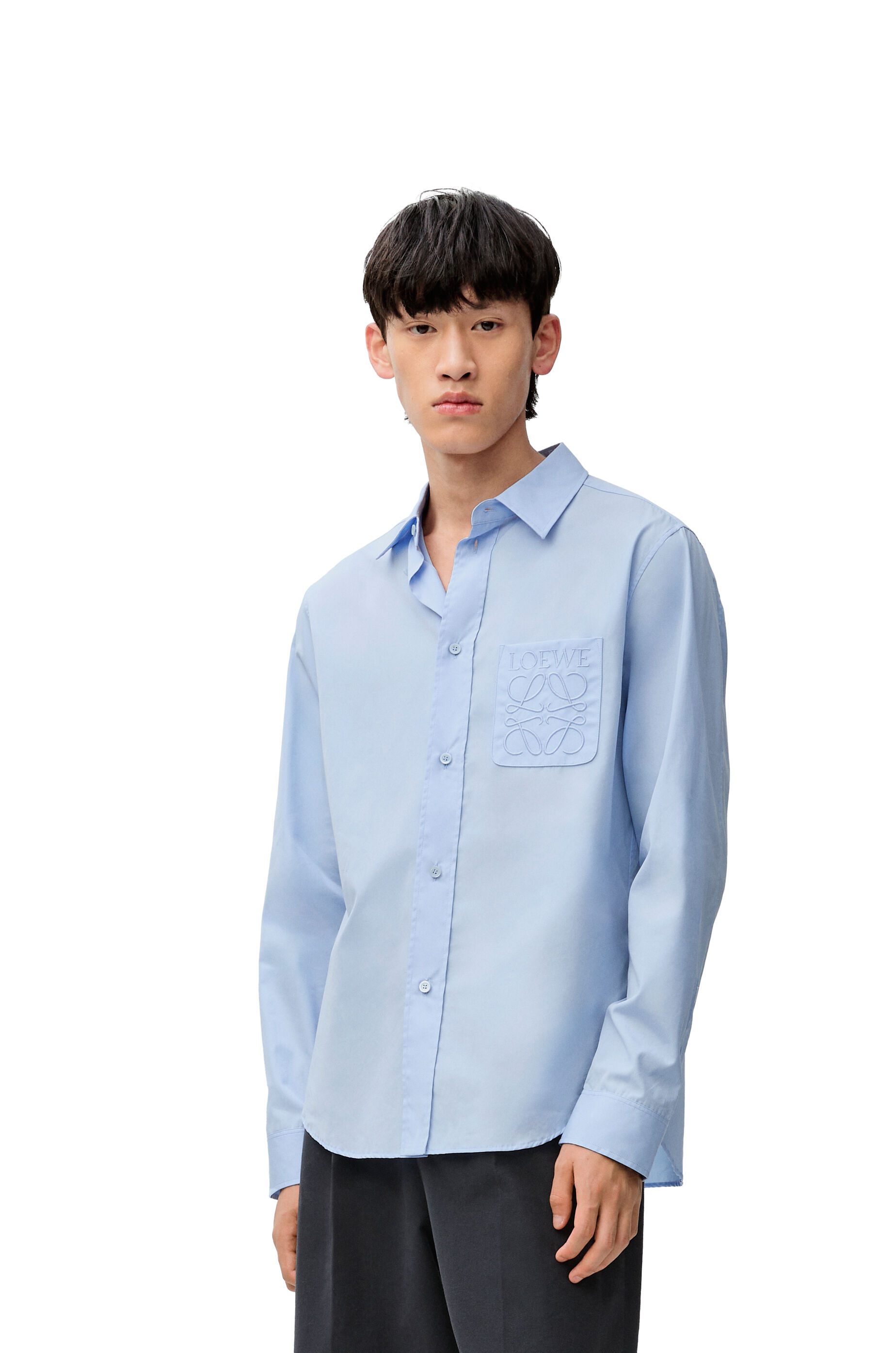 シャツ（コットン） ライトブルー - LOEWE