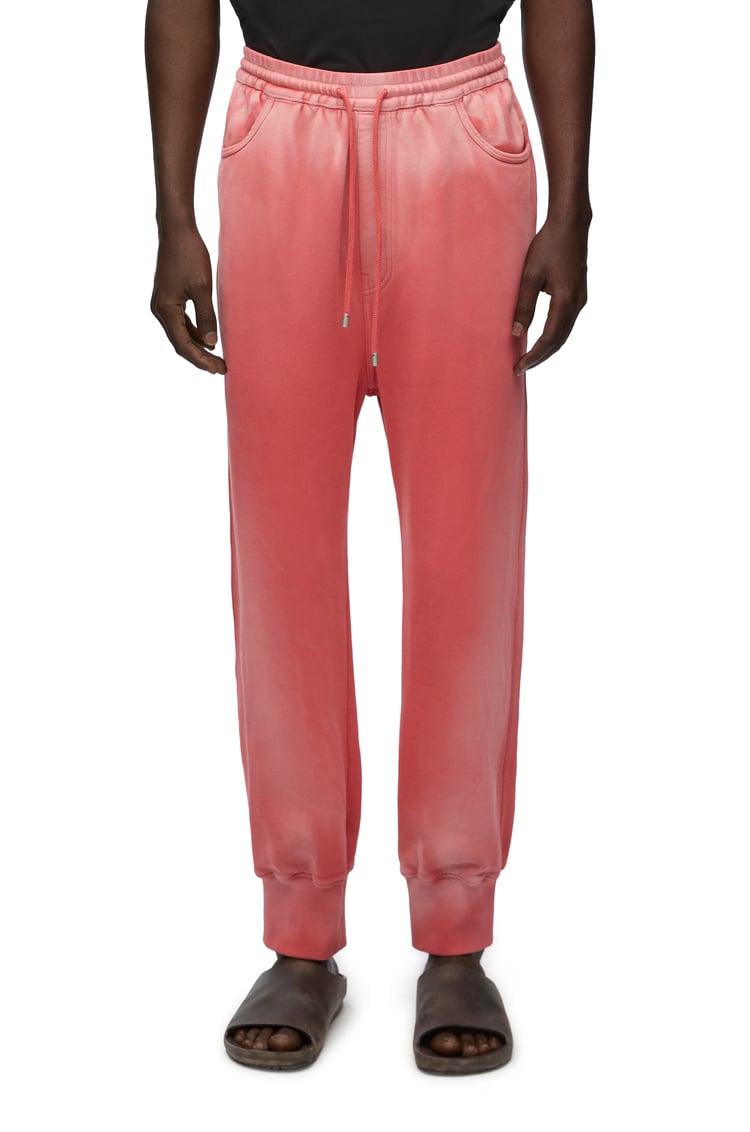 LOEWE Sweatpants in cotton Washed Pink