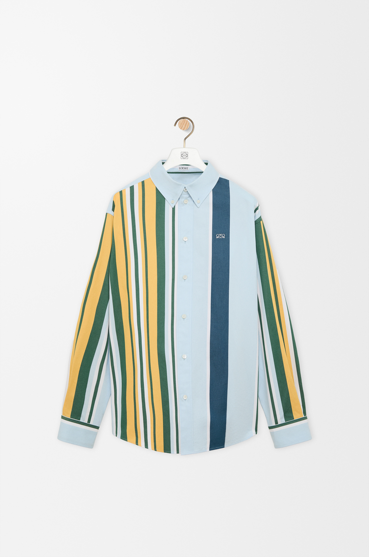LOEWE Shirt in cotton Yellow/Multicolor