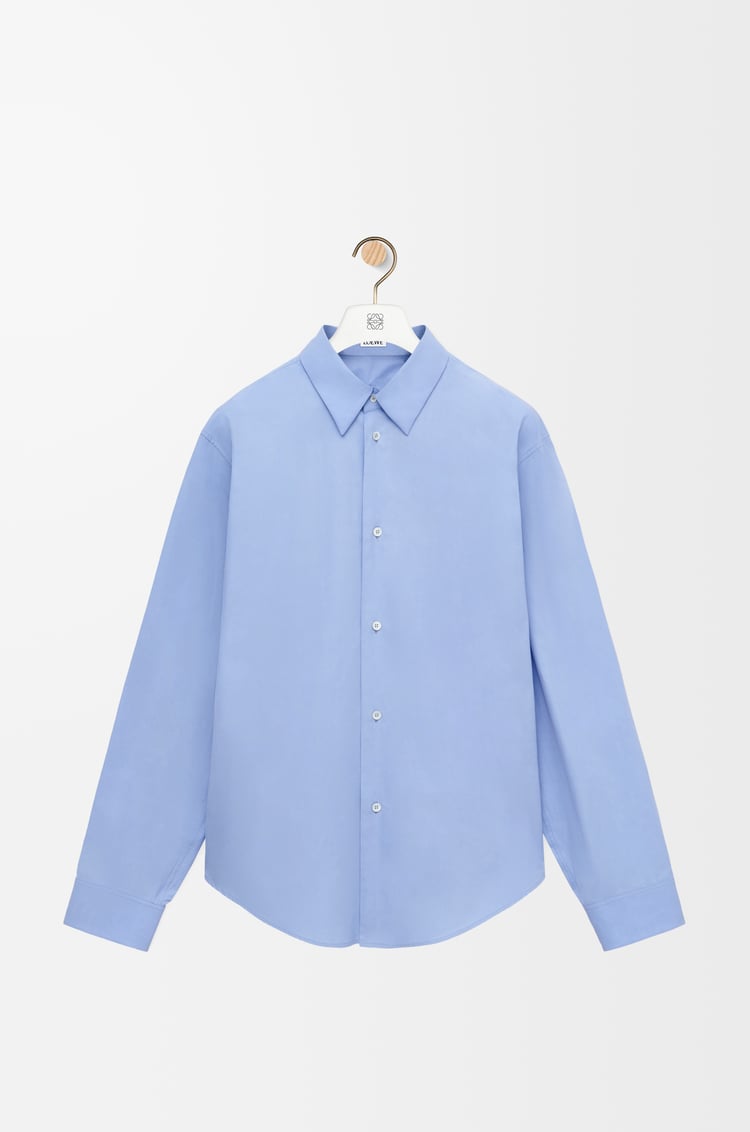LOEWE Shirt in cotton Light Blue